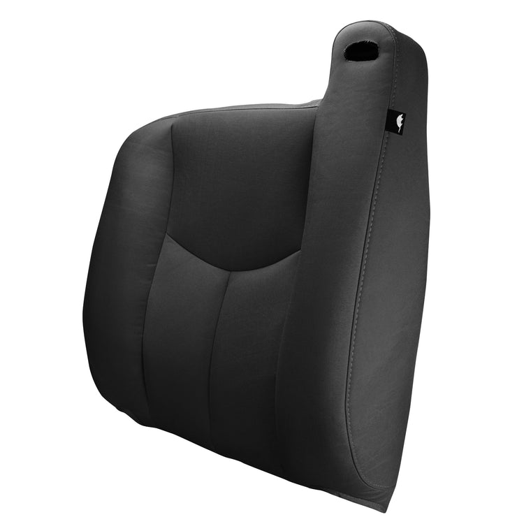 Left angle of driver in Dillo Black for GMC Sierra