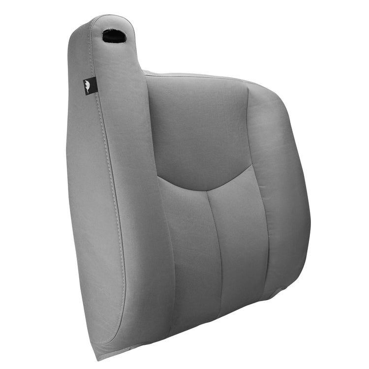Right view of driver in Dillo Wolf Gray for GMC Sierra