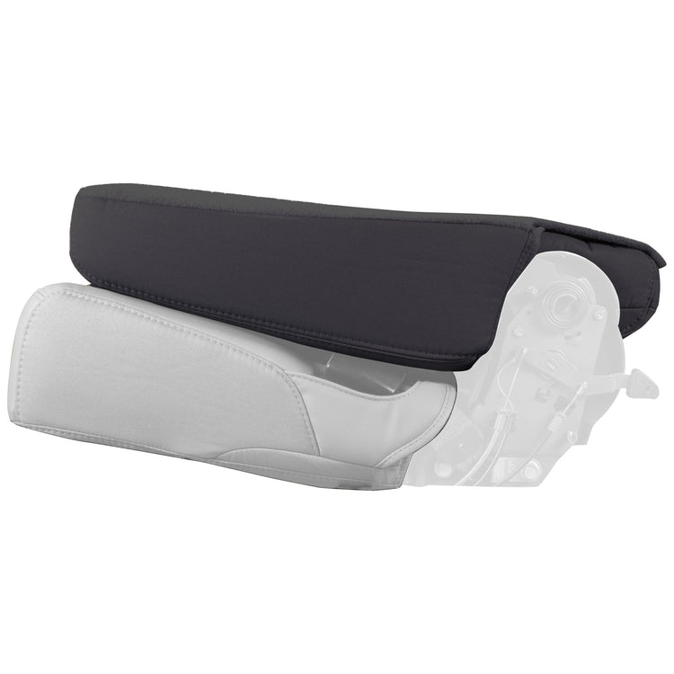 2007- 2009 Chevrolet Tahoe LT, 60/40 Second Row Passenger Side 40 Portion Top Cover, Ebony Leather/Vinyl