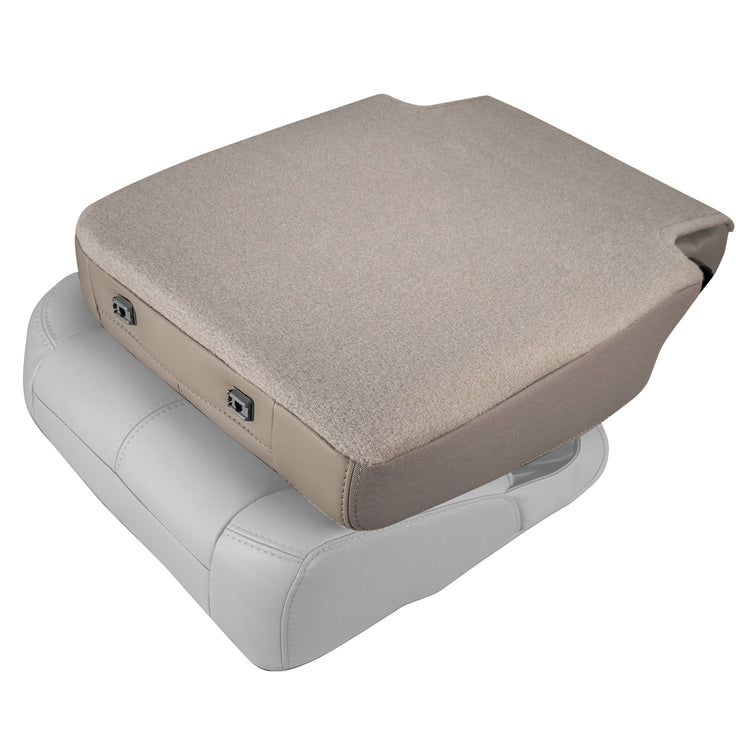 2010 - 2014 Chevrolet Suburban LS, 60/40 Second Row Passenger Side 40 Portion Top Cover, Light Cashmere Vinyl