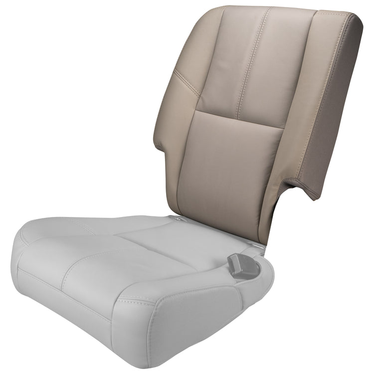 2010 - 2014 Chevrolet Suburban LS, 60/40 Second Row Passenger Side 40 Portion Top Cover, Light Cashmere Vinyl