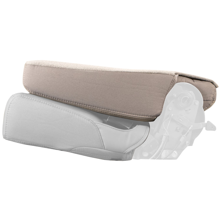 2010 - 2014 Chevrolet Suburban LS, 60/40 Second Row Passenger Side 40 Portion Top Cover, Light Cashmere Vinyl