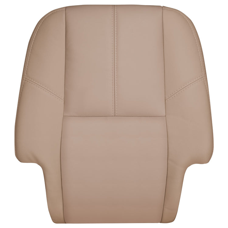 2007- 2009 Chevrolet Tahoe LT, Bucket Second Row Passenger Side Top Cover, Light Cashmere Leather/Vinyl