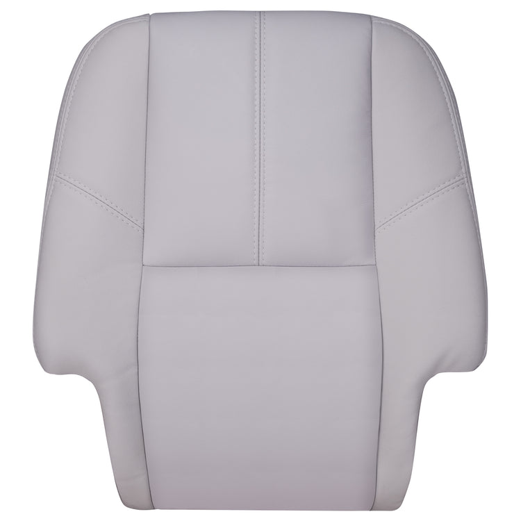 2007- 2009 Chevrolet Suburban LT, Bucket Second Row Driver Side Top Cover, Light Titanium Leather/Vinyl