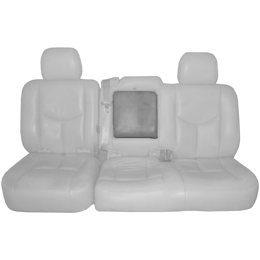 Front view of armrest in Medium Neutral w/ Shale Insert for GMC Yukon