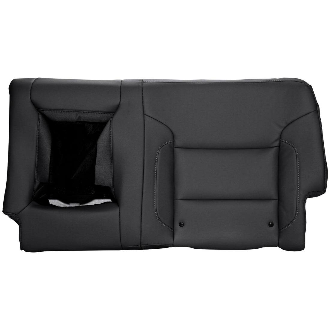 Front view of driver in Jet Black for Chevrolet Silverado