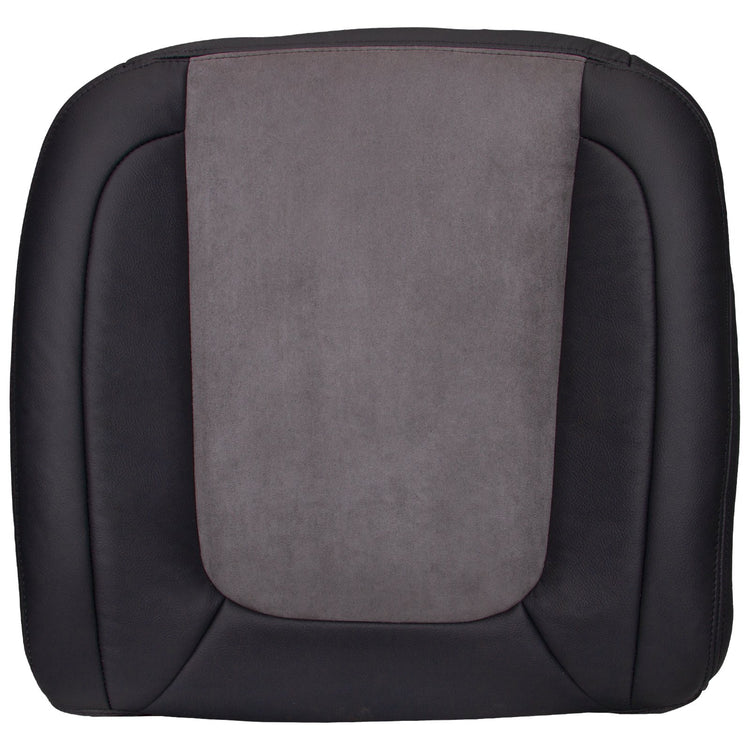 2004 - 2005 Dodge Laramie 2500 - Front Row Driver Side Top Cover - Dark Slate with Medium Slate Suede Insert - OEM Material Config Leather/Vinyl