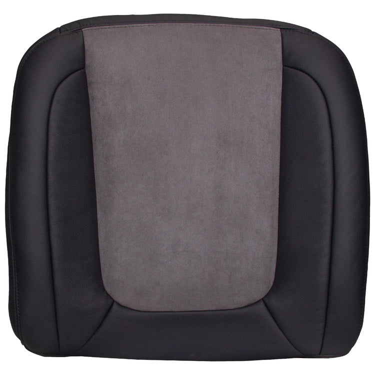 2004 - 2005 Dodge Laramie 3500 - Front Row Passenger Side Top Cover - Dark Slate with Medium Slate Suede Insert - OEM Material Config Leather/Vinyl
