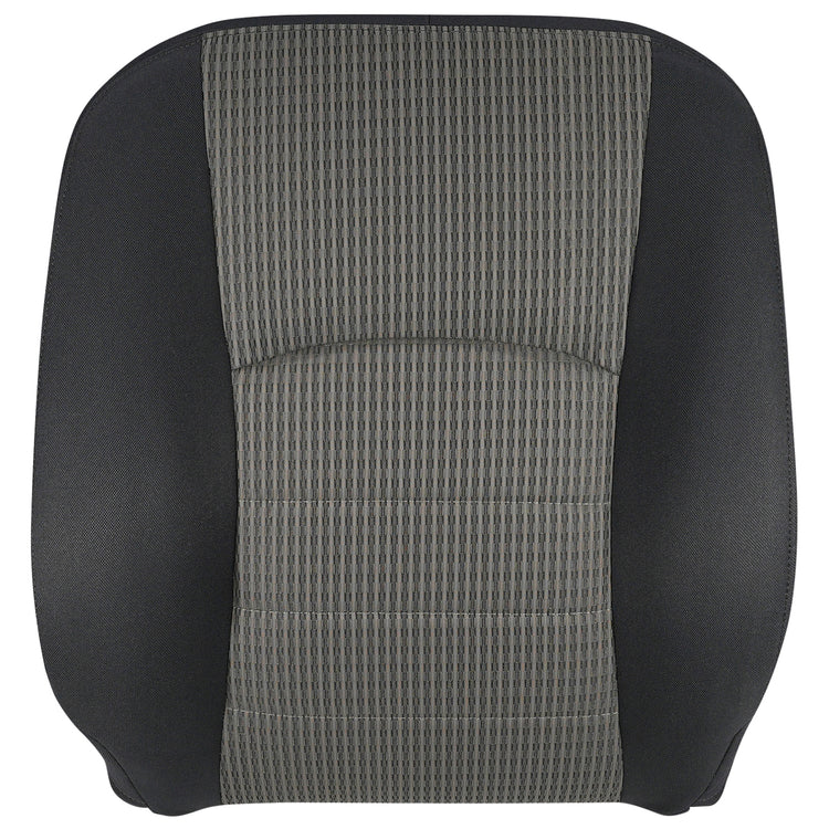 Front view of driver Top in Dark Slate w/ Medium Graystone insert (Trim Code V9V3) for Dodge Ram