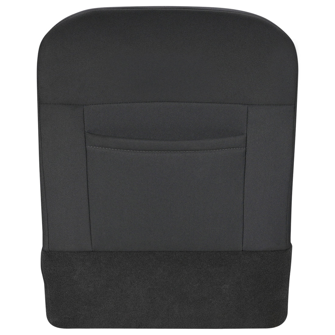 Back view of driver Top in Dark Slate w/ Medium Graystone insert (Trim Code M9V3) for Dodge Ram