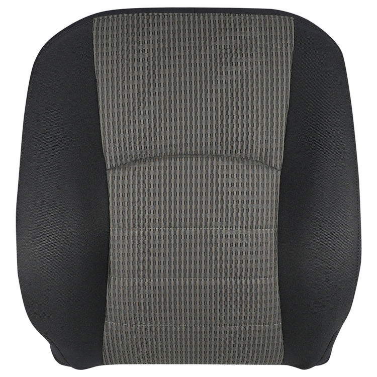 Front view of driver Top in Dark Slate w/ Medium Graystone insert (Trim Code M9V3) for Dodge Ram