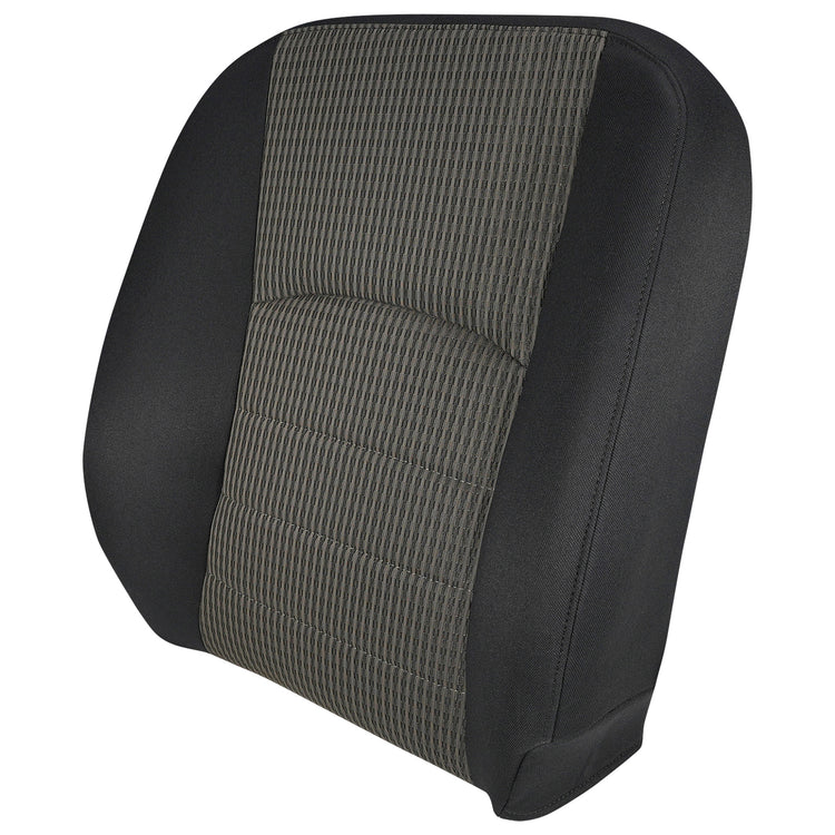 Left angle of driver Top in Dark Slate w/ Medium Graystone insert (Trim Code M9V3) for Dodge Ram