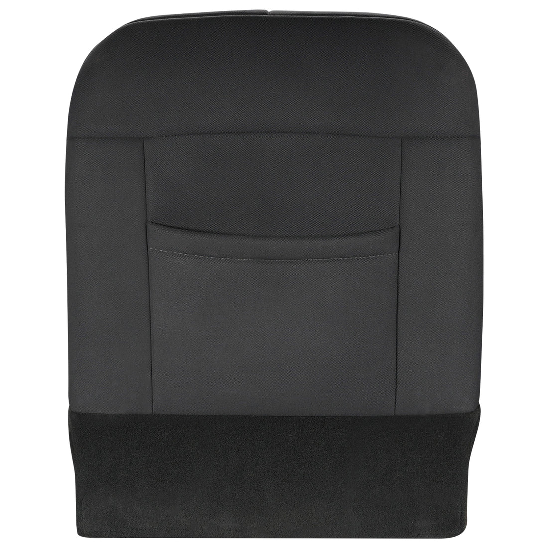 Back view of driver Top in Dark Slate w/ Medium Graystone insert (Trim Code M9V3) for Dodge Ram