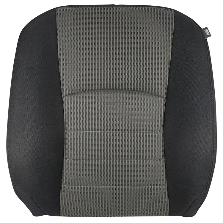 Front view of driver Top in Dark Slate w/ Medium Graystone insert (Trim Code M9V3) for Dodge Ram