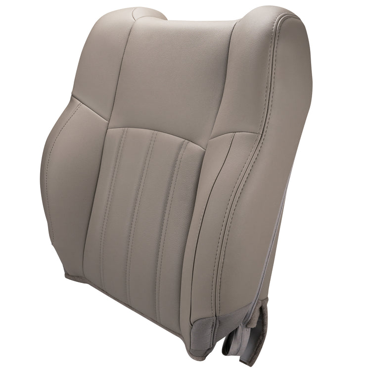 2010-2012 Dodge Ram 3500 Laramie Mega Cab, Front Row Driver Top Cover, Light Pebble Beige Leather/Vinyl