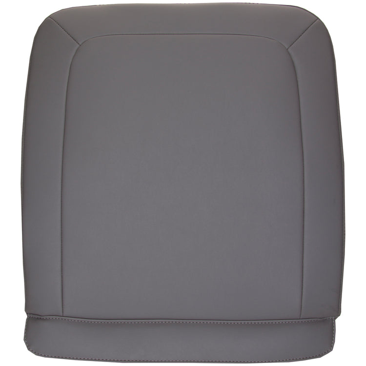 2006 - 2008 Dodge Ram SLT 3500 Quad Cab - Driver Side Top Replacement Cloth Seat Cover - Medium Slate Gray - without Map Pocket - Trim Code/Color V9D5 or M9D5