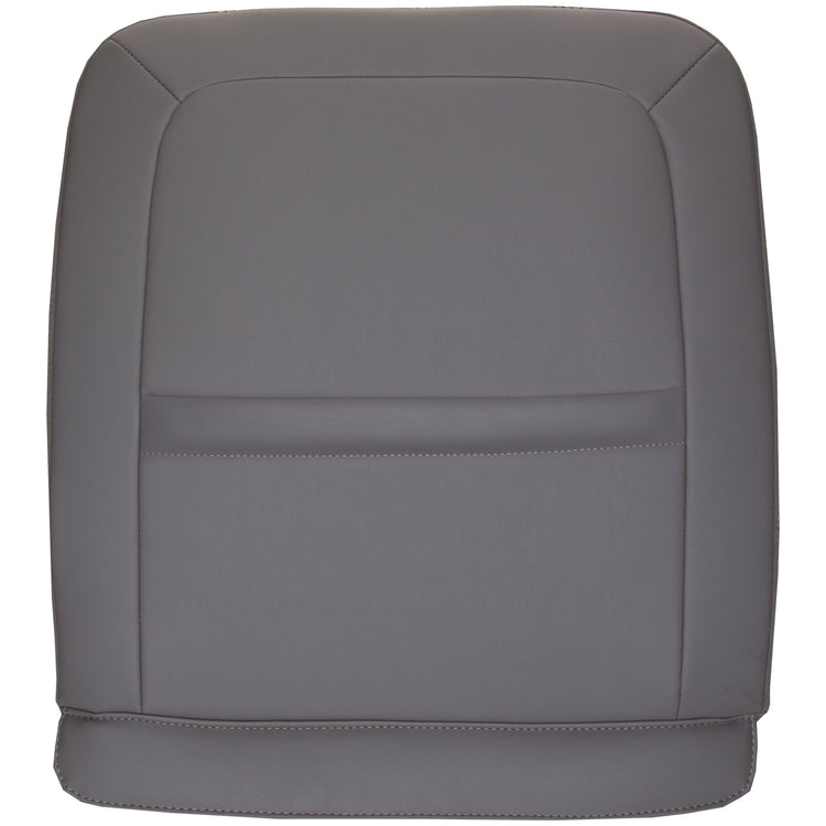 2006 - 2008 Dodge Ram SLT 3500 Regular Cab - Driver Side Top Replacement Cloth Seat Cover - Medium Slate Gray - with Map Pocket - Trim Code/Color V9D5 or M9D5