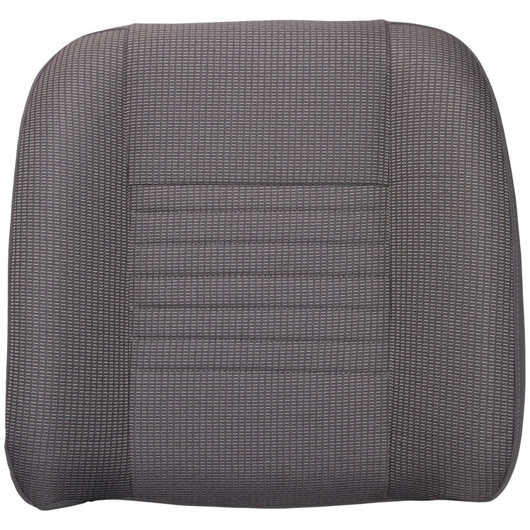 2006 - 2008 Dodge Ram SLT 3500 Quad Cab - Driver Side Top Replacement Cloth Seat Cover - Medium Slate Gray - without Map Pocket - Trim Code/Color P9D5
