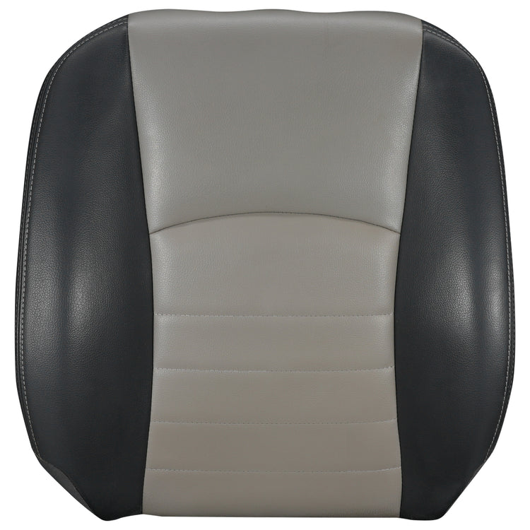 Front view of driver Top Cover Dark Slate w/ Medium Graystone inserts (Trim Code TXV3) for Dodge Ram
