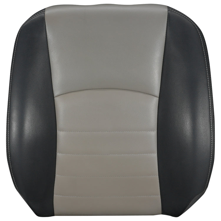 Front view of passenger Top Cover Dark Slate w/ Medium Graystone inserts (Trim Code TXV3) for Dodge Ram
