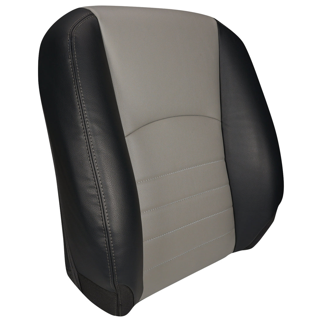 Right Angle of passenger Top Cover Dark Slate w/ Medium Graystone inserts (Trim Code TXV3) for Dodge Ram