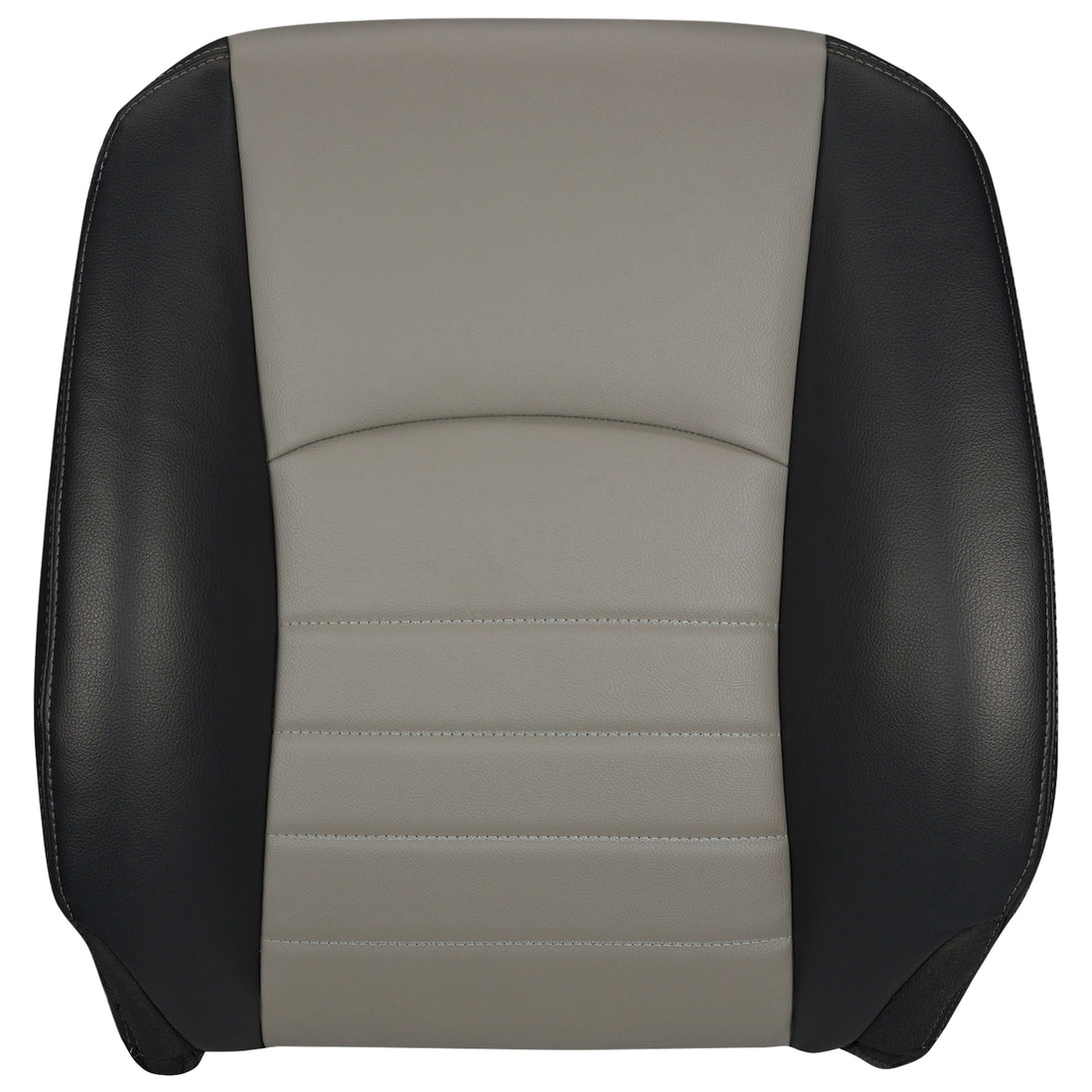 Front view of passenger Top Cover Dark Slate w/ Medium Graystone inserts (Trim Code TXV3) for Dodge Ram
