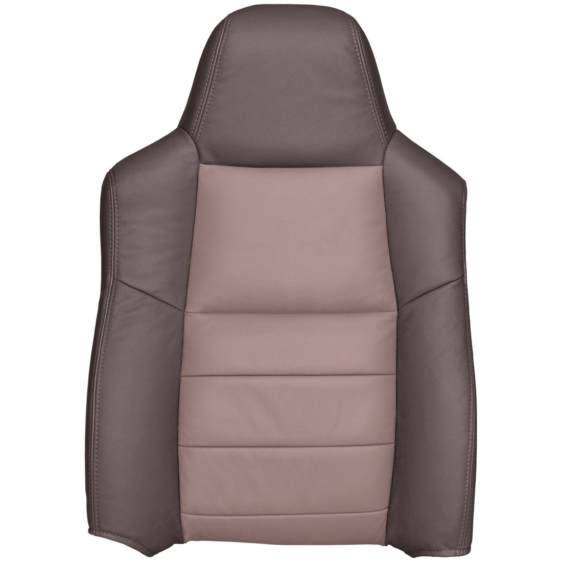 Front view of driver in Dark Parchment w/ Medium Parchment Insert for Ford Excursion