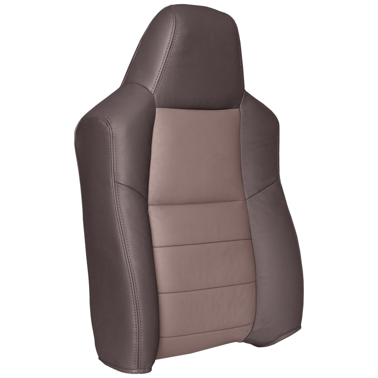 Left angle of driver in Dark Parchment w/ Medium Parchment Insert for Ford Excursion