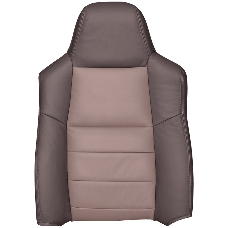 Front view of driver in Dark Parchment w/ Medium Parchment Insert for Ford Excursion