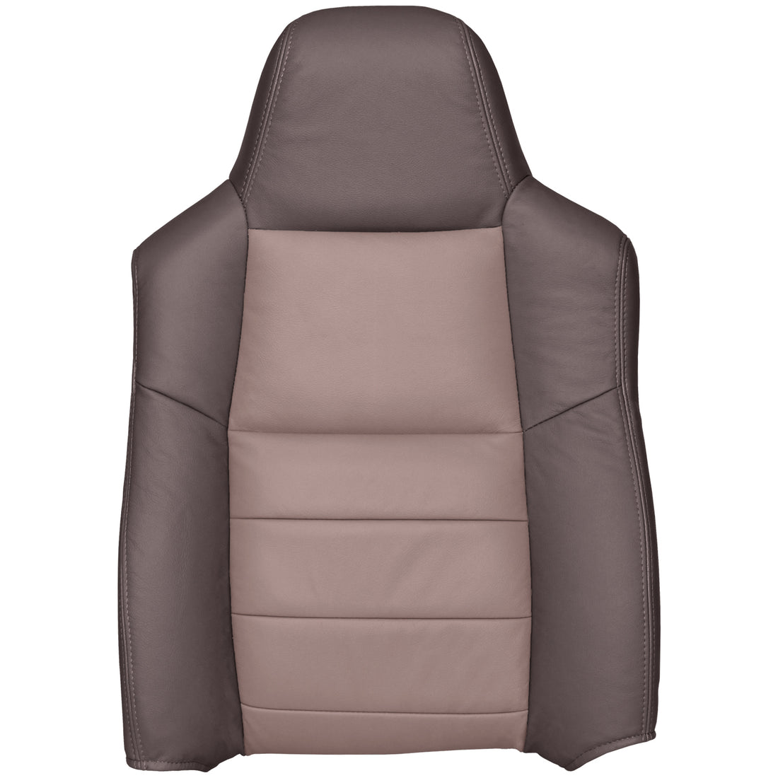 Front view of driver in Dark Parchment w/ Medium Parchment Insert for Ford Excursion
