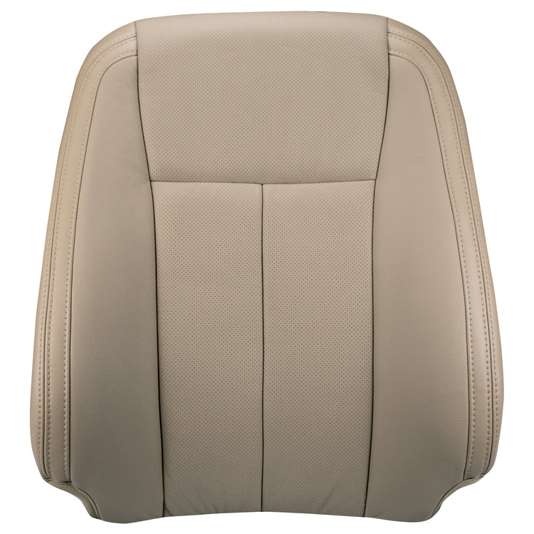 Front view of driver in Medium Light Camel for Ford F150
