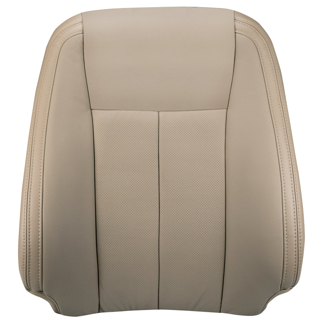 Front view of driver in Medium Light Camel for Ford F150