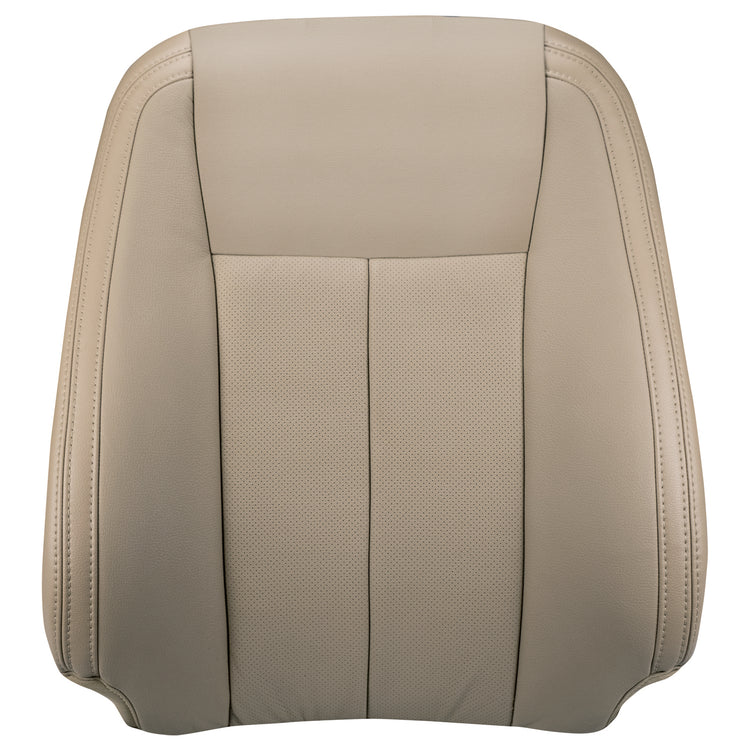 Front view of driver in Medium Light Camel for Ford F150