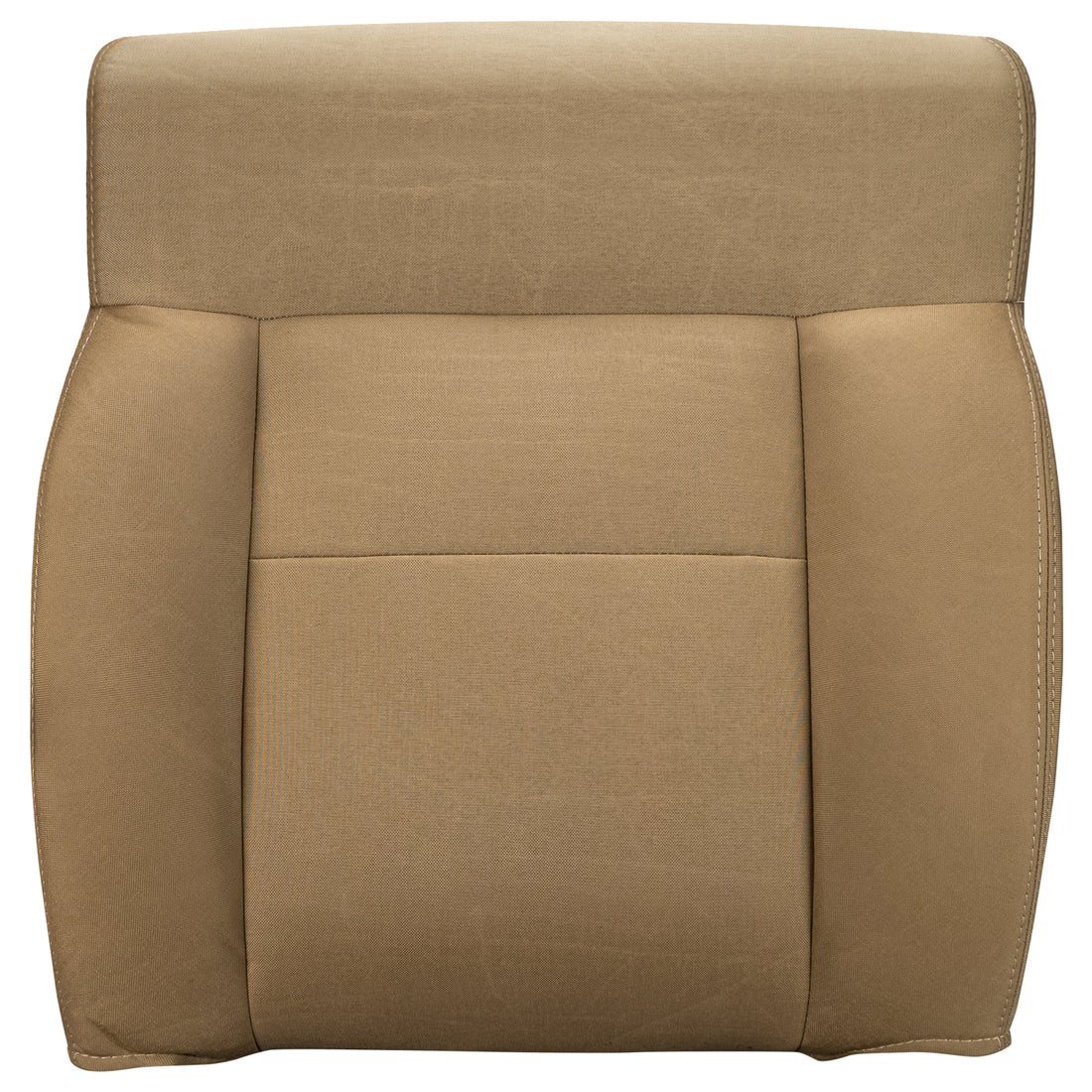 Front view of driver in Dillo Khaki for Ford F150