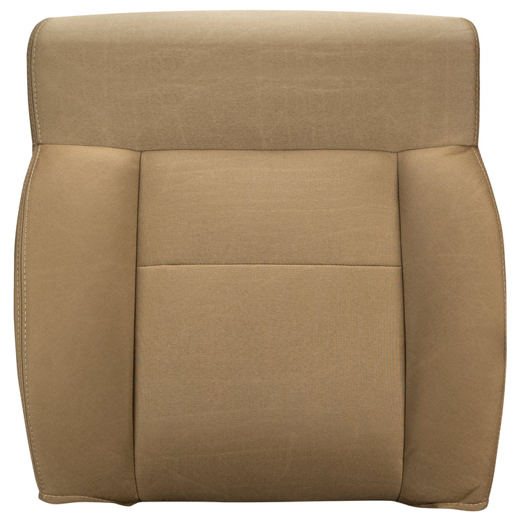 Front view of driver in Dillo Khaki for Ford F150