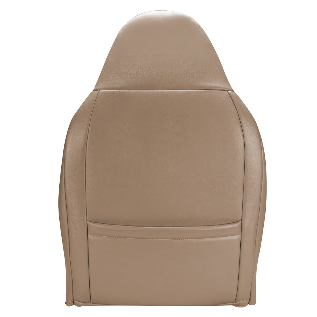 Back view of driver in Medium Parchment for Ford F250
