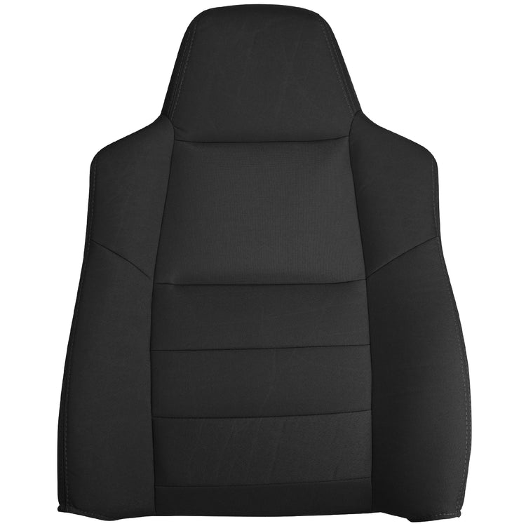 Front view of driver in Dillo Black for Ford F250