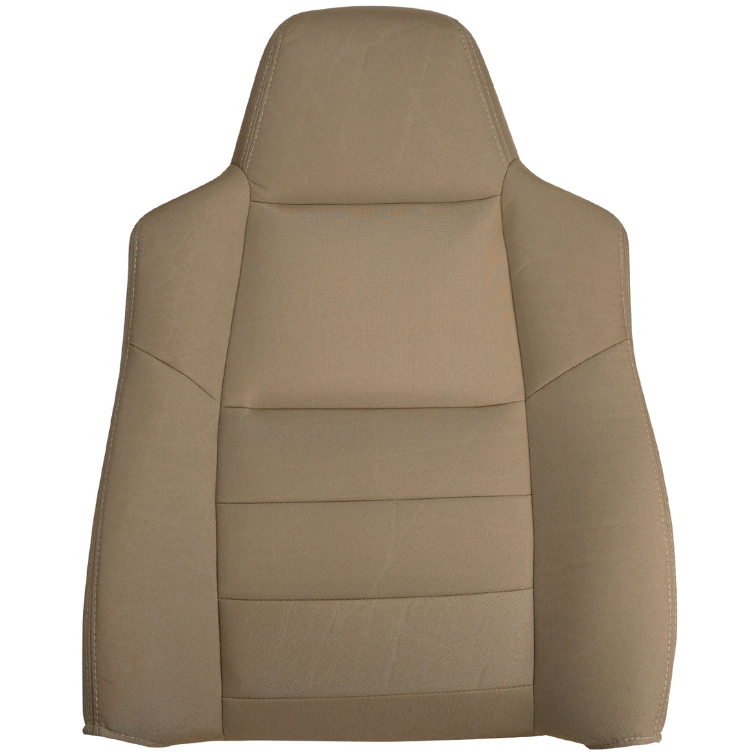 Front view of driver in Dillo Khaki for Ford F250