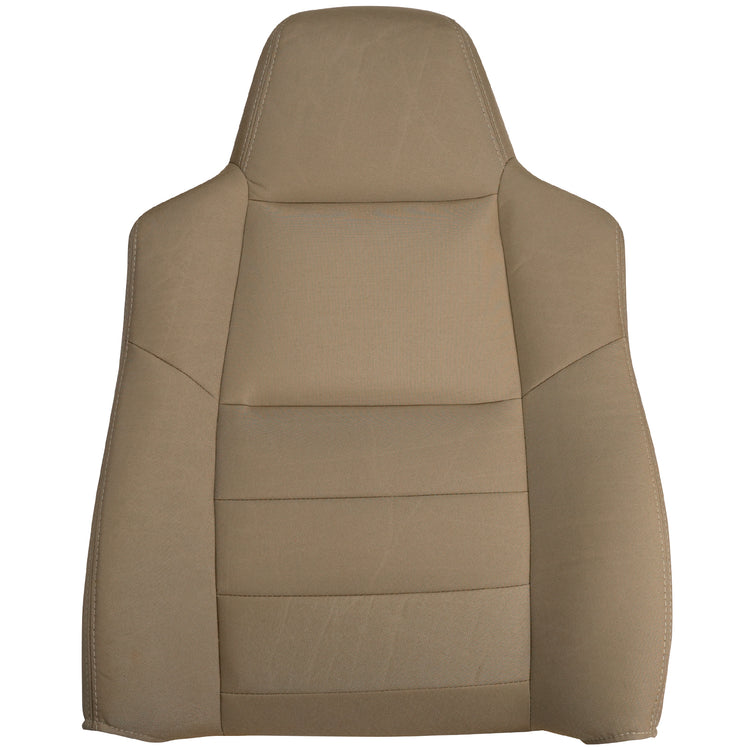 Front view of driver in Dillo Khaki for Ford F250