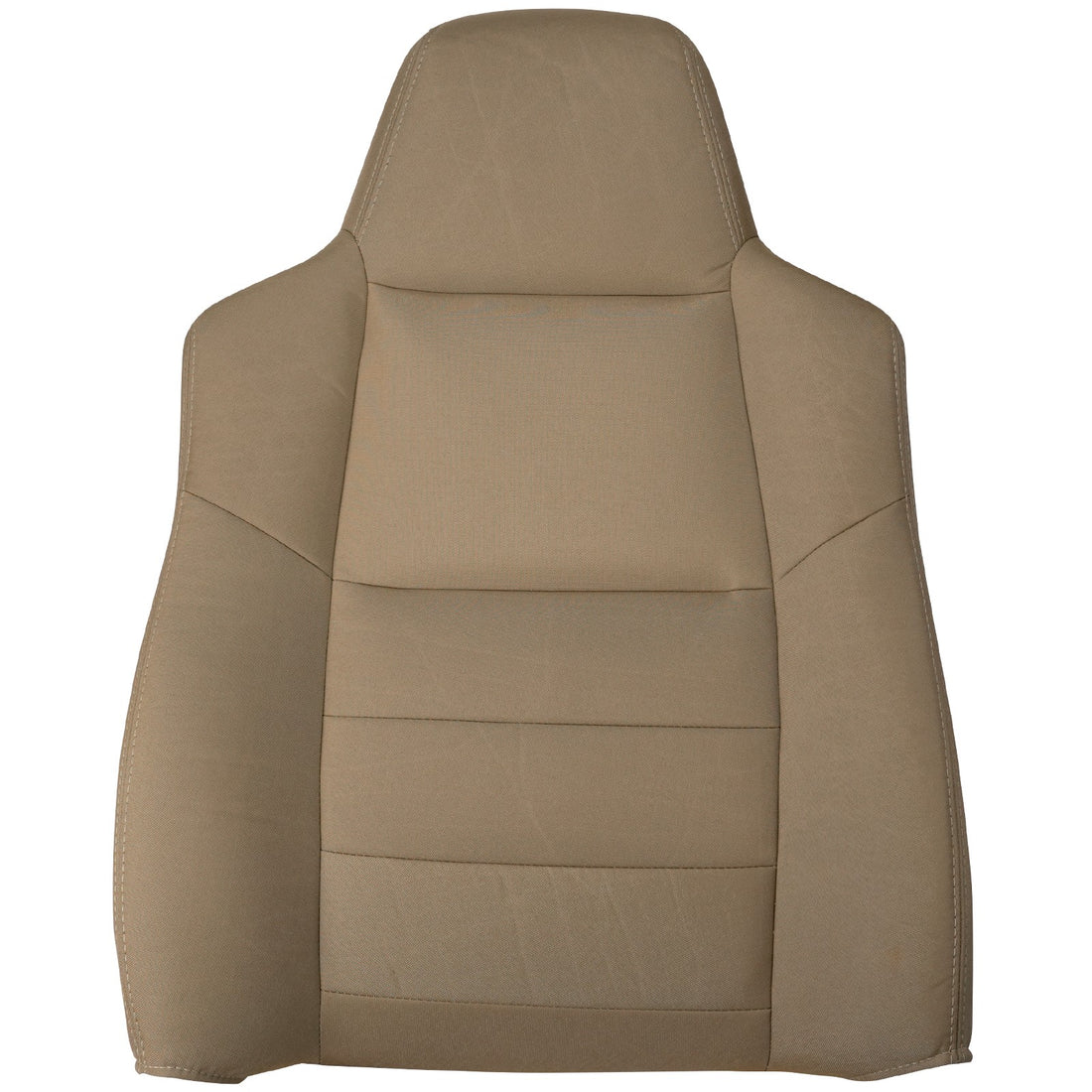 Front view of driver in Dillo Khaki for Ford F250