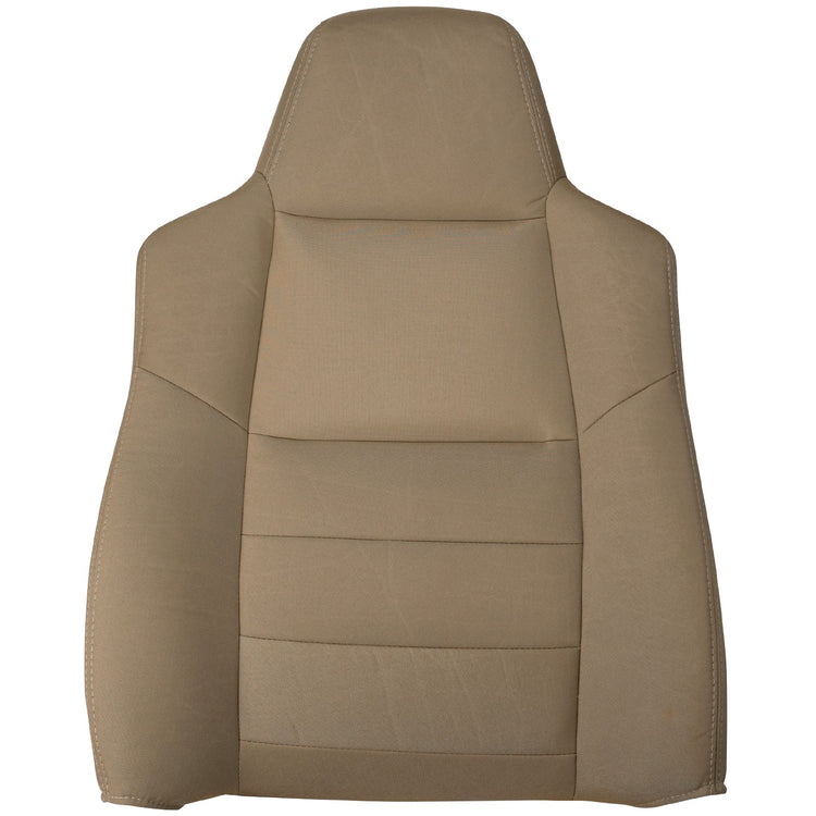Front view of driver in Dillo Khaki for Ford F250