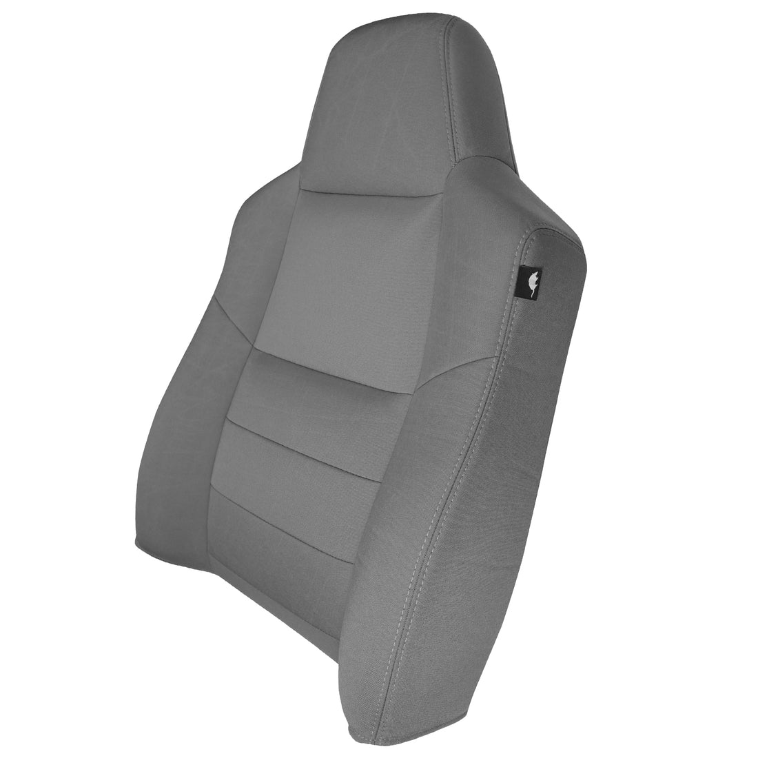 Left angle of driver in Dillo Wolf Gray for Ford F250