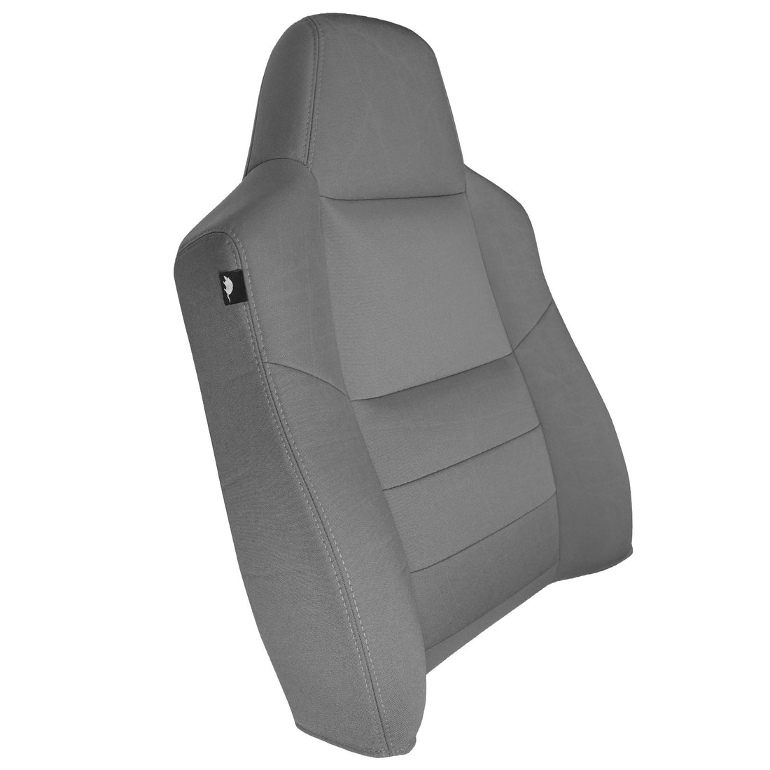 Right view of driver in Dillo Wolf Gray for Ford F250
