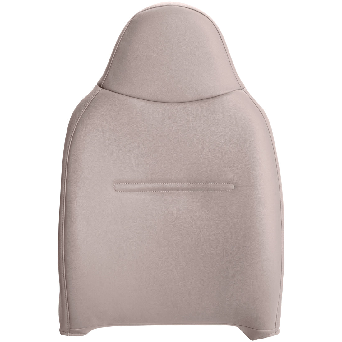 Front view of driver in Medium Parchment for Ford F250