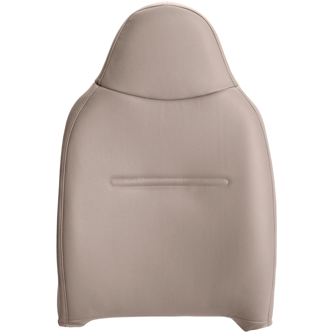 Front view of driver in Medium Pebble for Ford F250