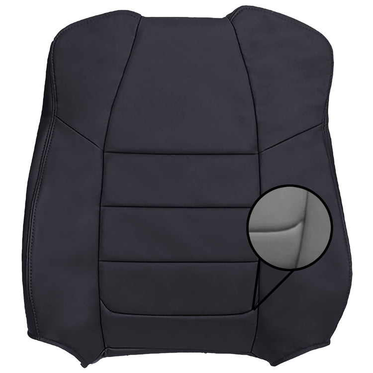 Alternate angle of driver in Ebony for Ford F250