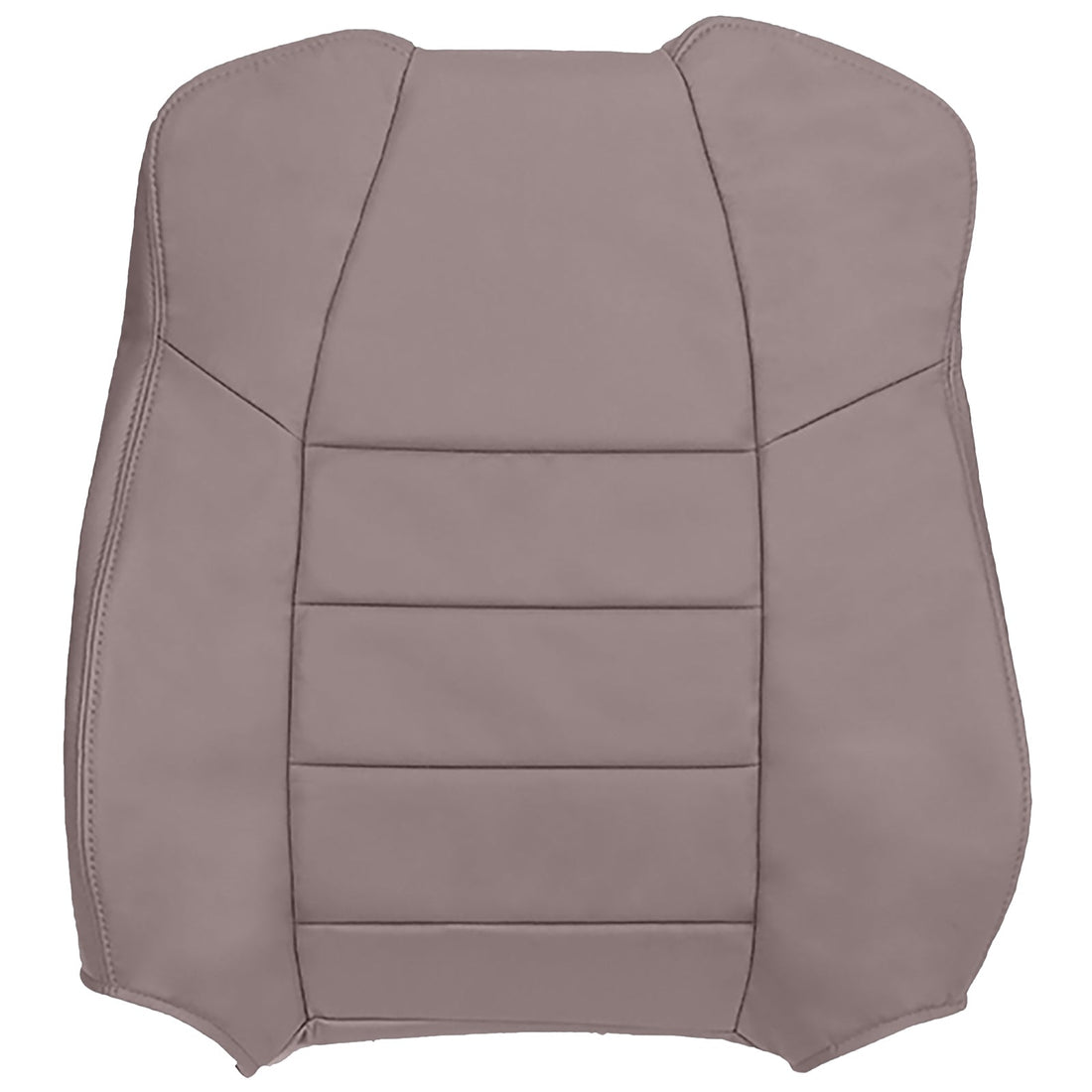 Front view of driver in Medium Parchment for Ford F250