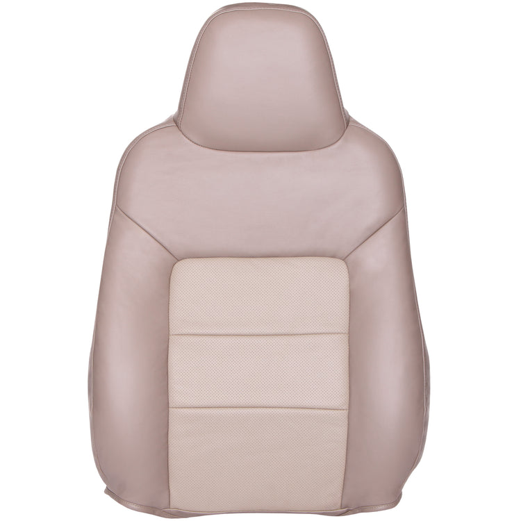 Front view of passenger in Medium Parchment w/ Light Parchment Insert for Ford Expedition