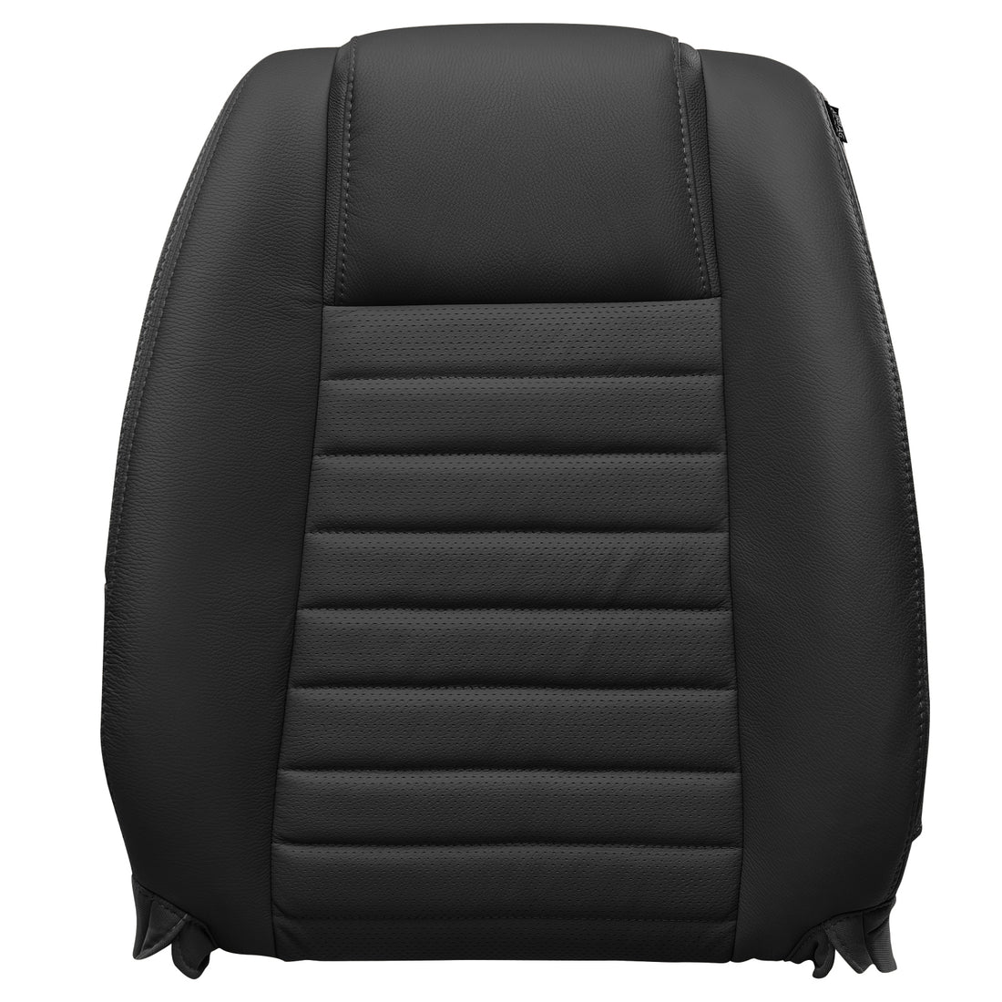 Front view of driver in Charcoal Black for Ford Mustang
