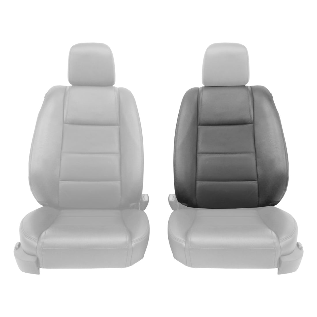 Front view of driver in Charcoal Black for Ford Mustang